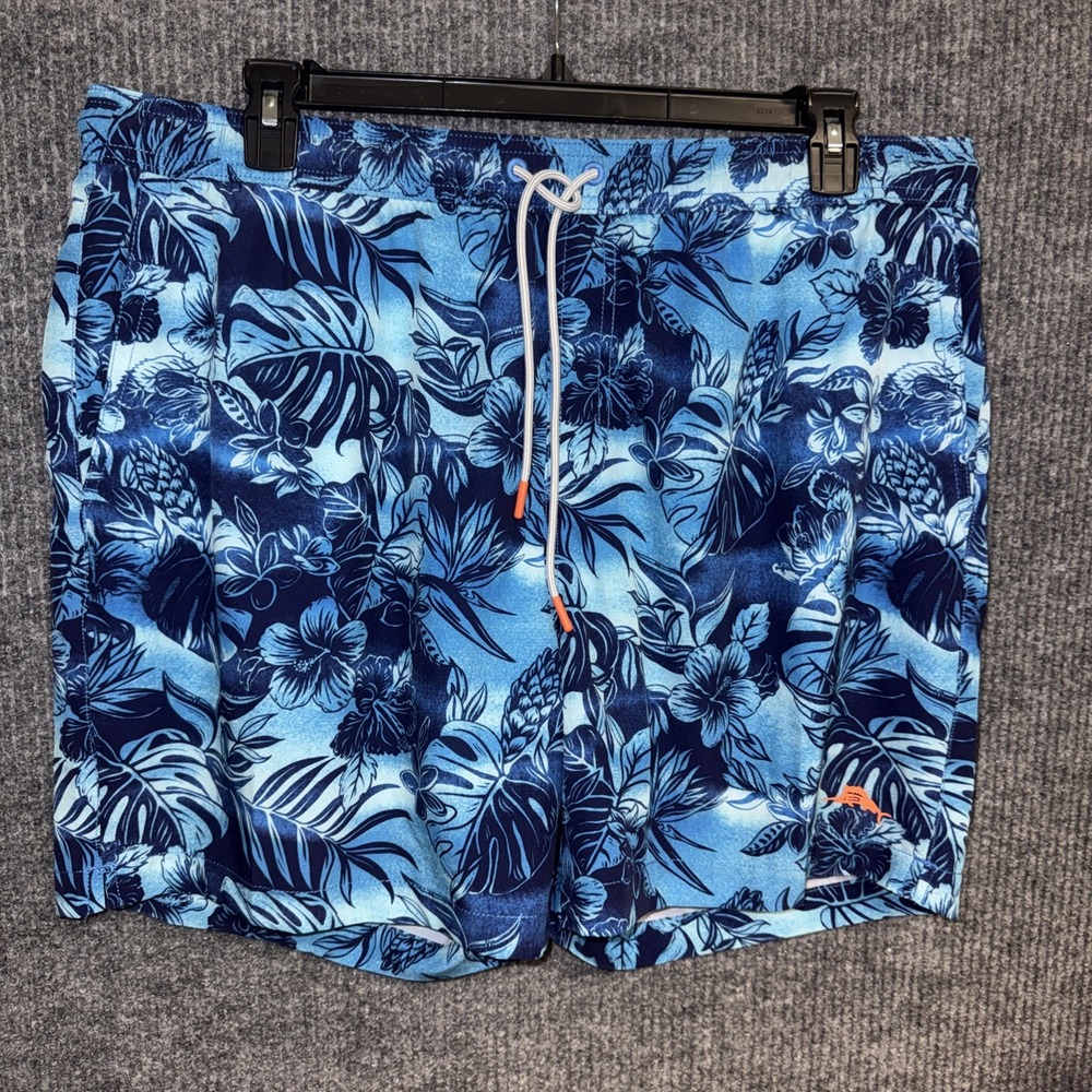 Men's Tommy Bahama Naples Ocean Escape UPF 30 Stretch Swim Trunks Shorts XXL NEW